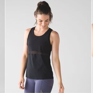 Lululemon Fast As Light 2 in 1 Tank Top Black